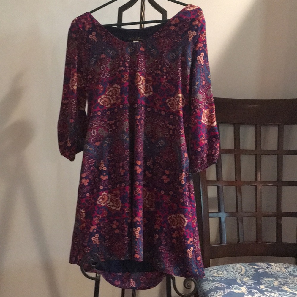 Francesca’s Purple Printed Dress